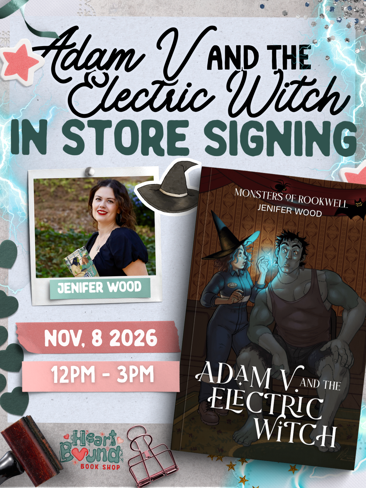 Adam V and the Electric Witch Release Party with Jenifer Wood