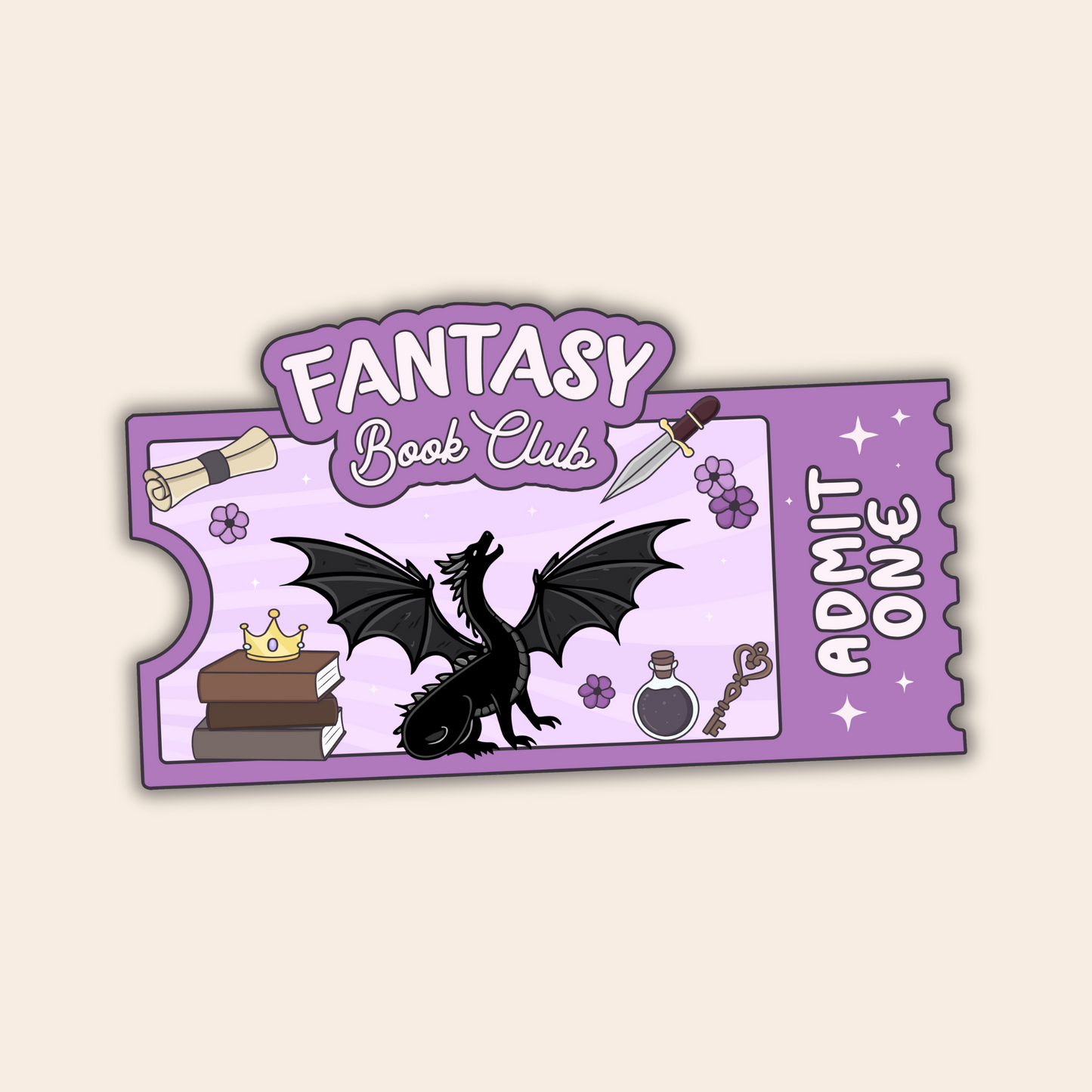 Fantasy Book Club Ticket