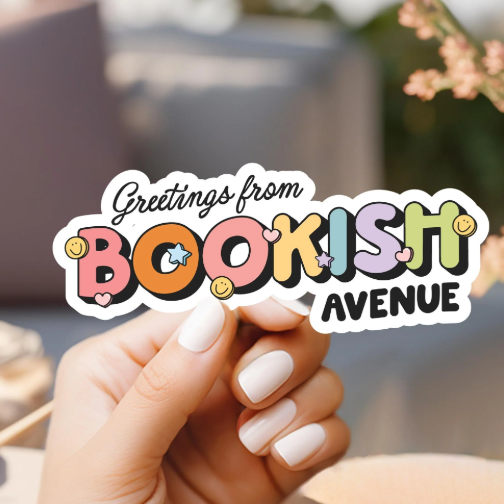 Greetings from Bookish Avenue Sticker