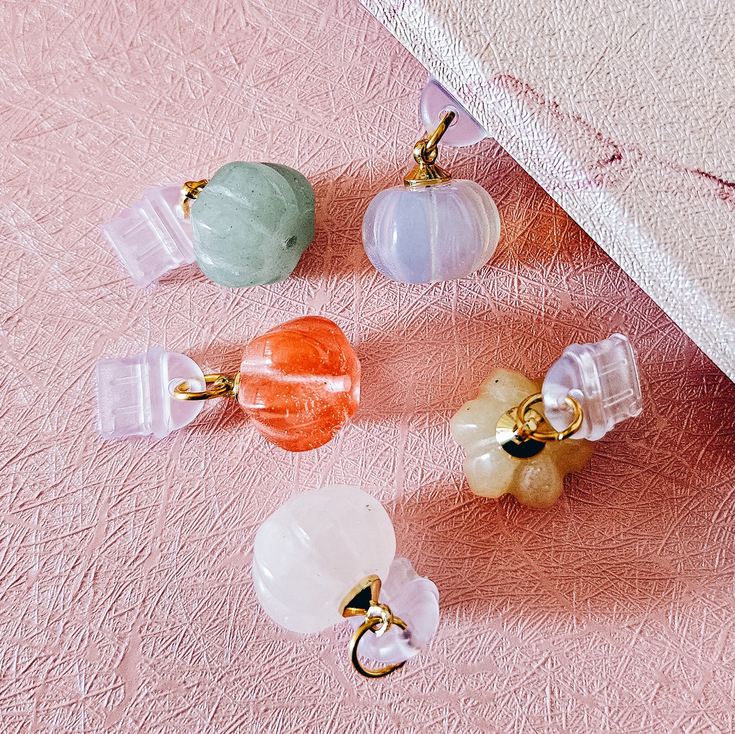 Jade Pumpkin Kindle Charm