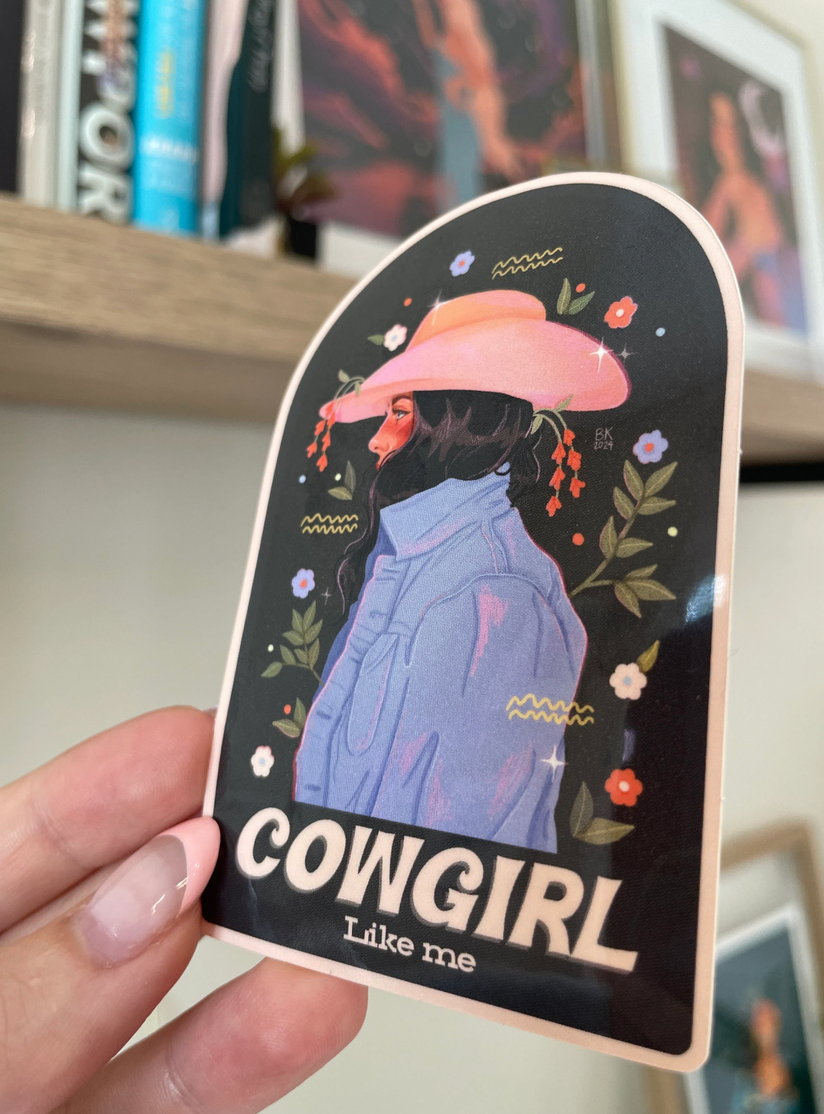 Cowgirl Like Me Sticker