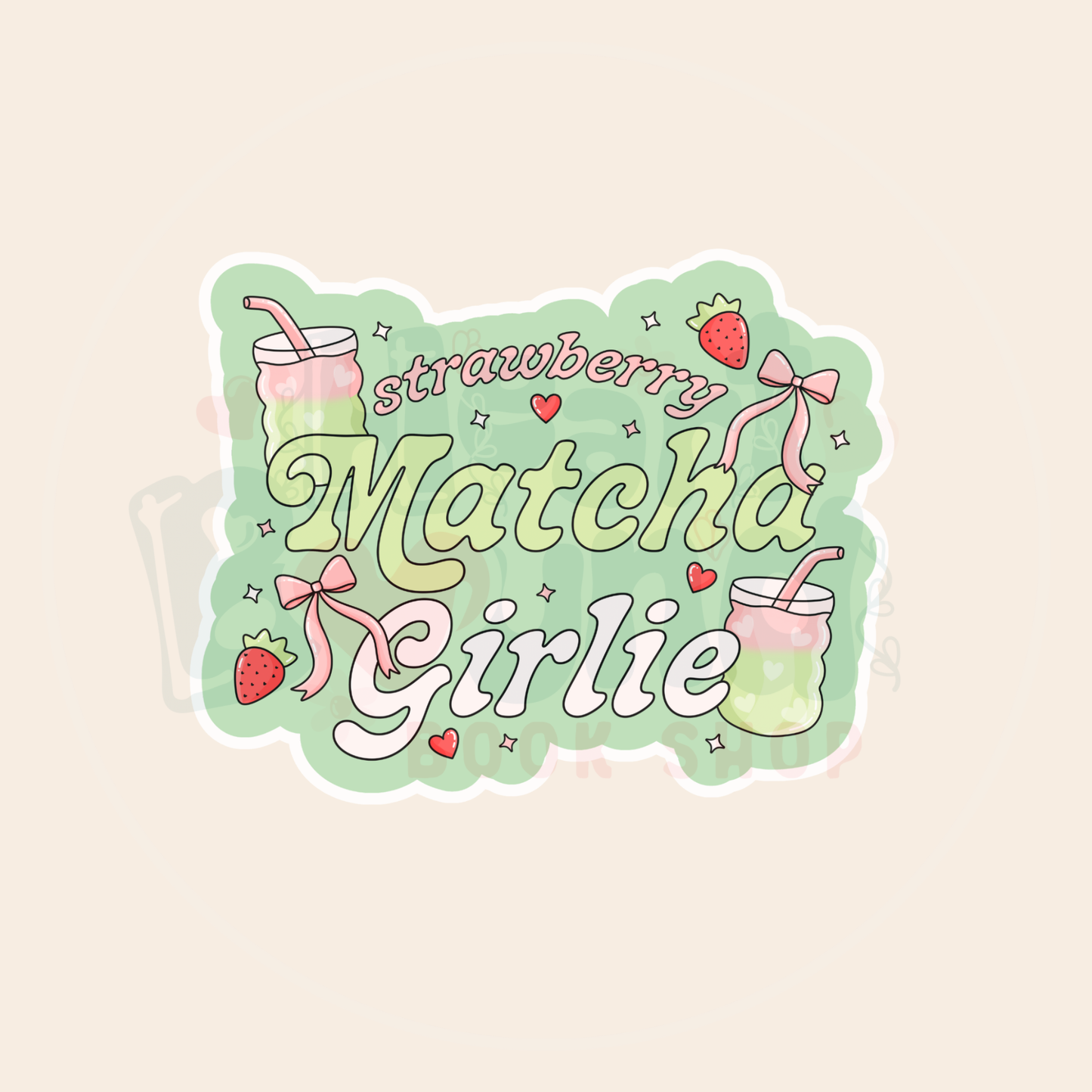 Strawberry Matcha Latte Girlie