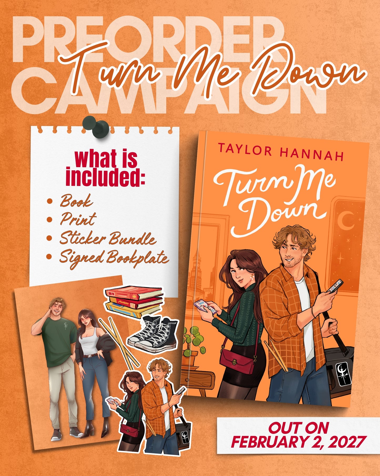 (PRE-ORDER) Turn Me Down by Taylor Hannah