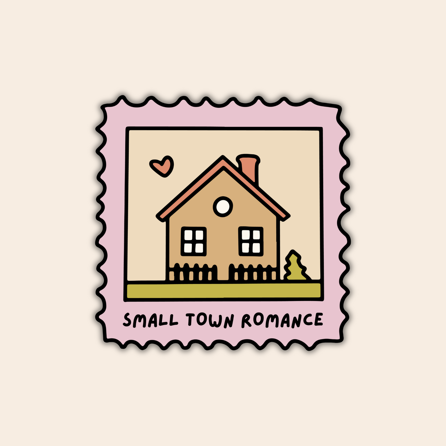 Small Town Romance Stamp