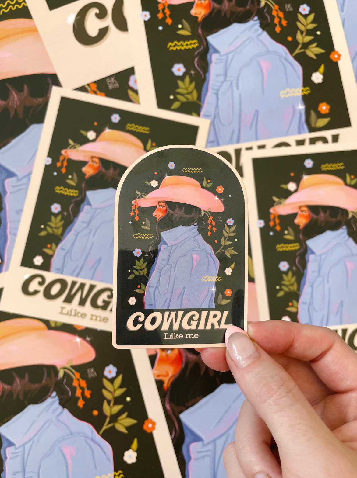 Cowgirl Like Me Sticker