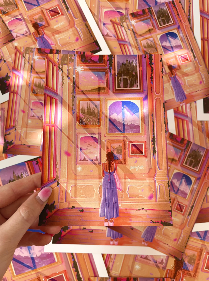 Bookish Art Museum Print