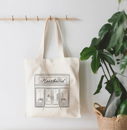Heartbound Storefront Small Canvas Totebag