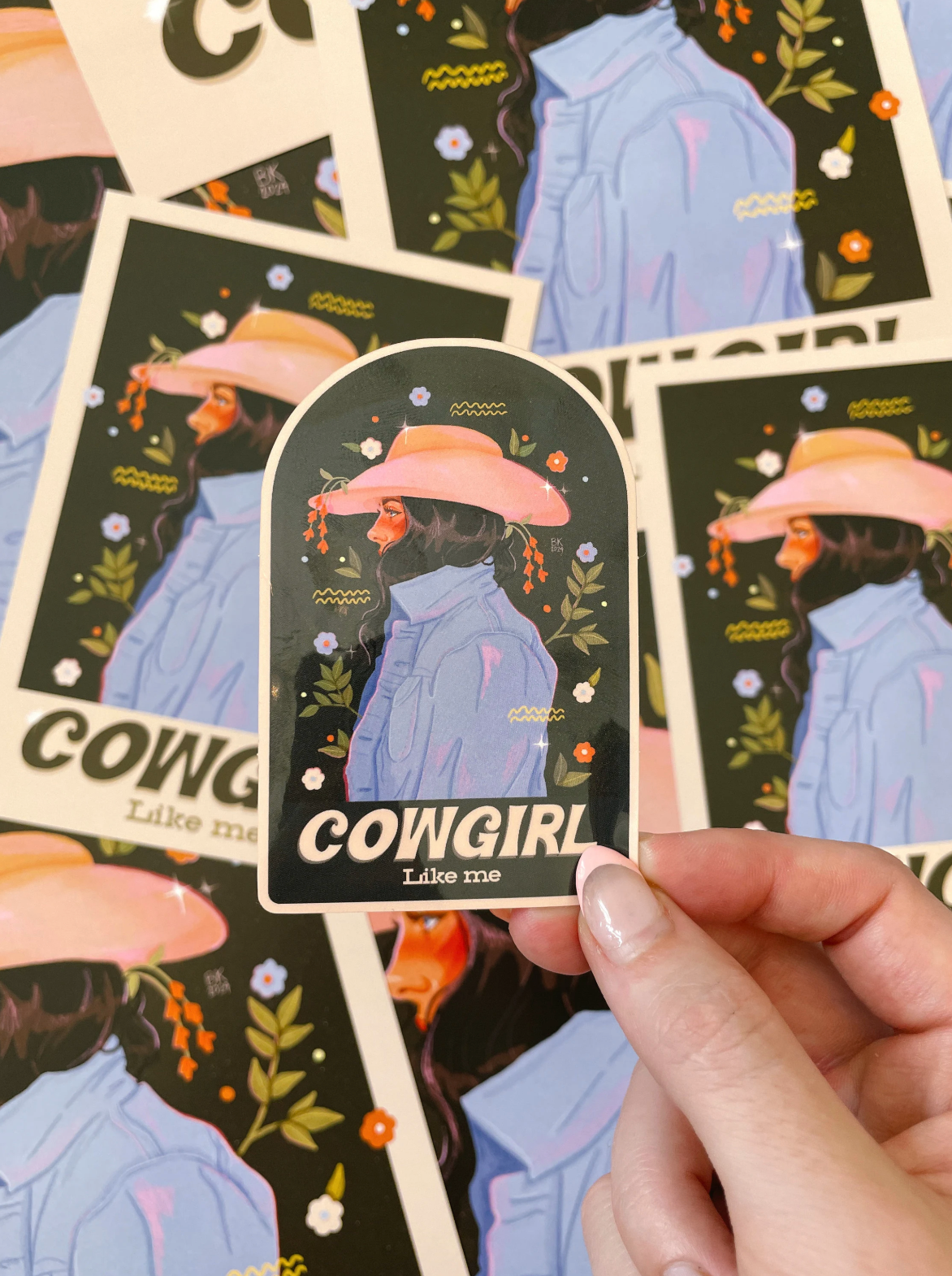 Cowgirl Like Me Sticker