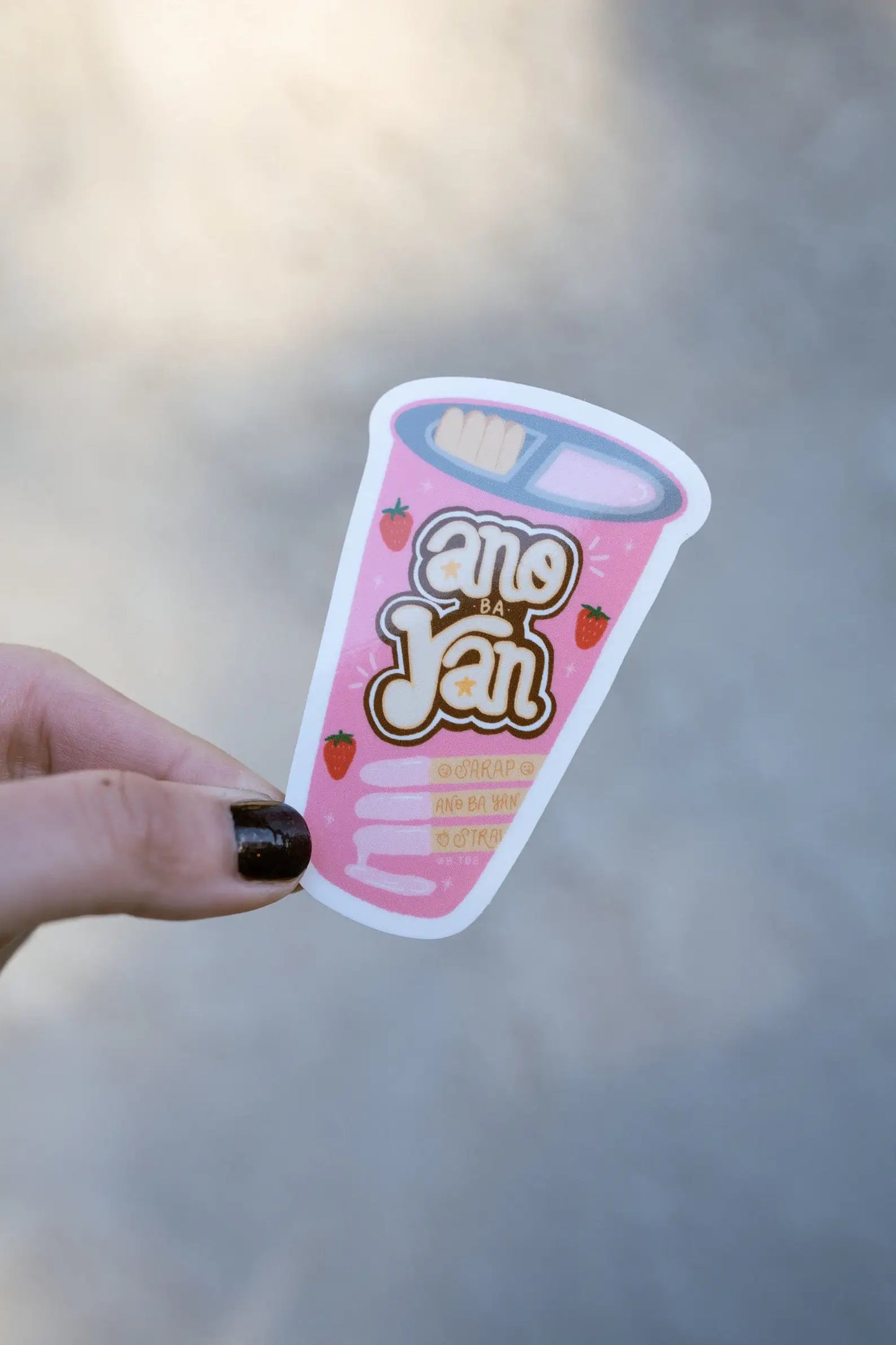 Ano Ba Yan Asian Childhood Snack Glossy Sticker