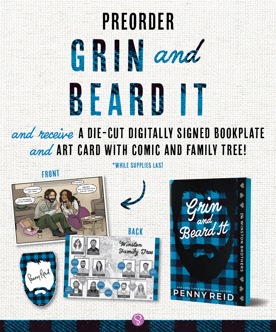 (PRE-ORDER) GRIN AND BEARD IT by PENNY REID