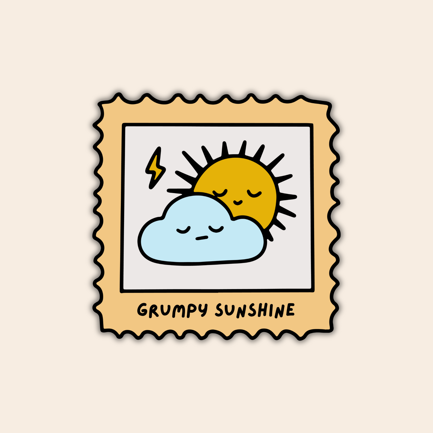 Grumpy Sunshine Stamp
