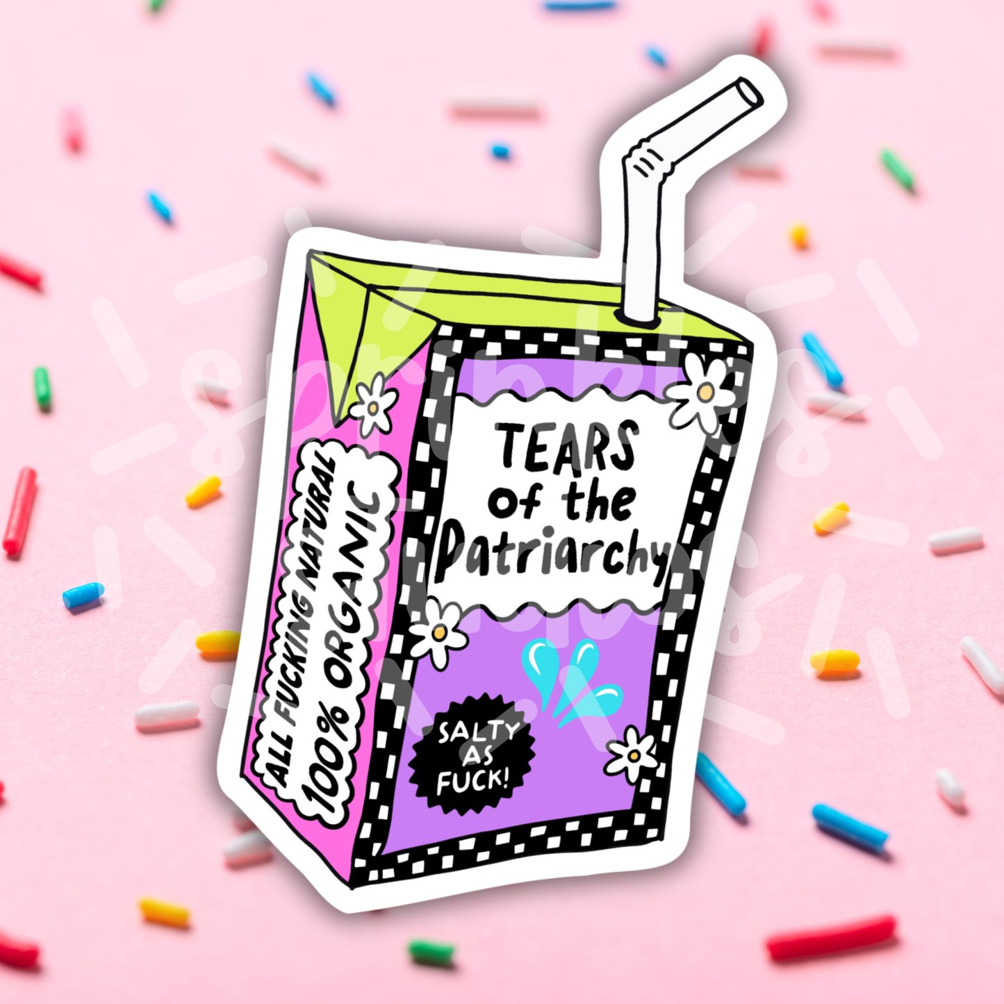 Tears of the Patriarchy Vinyl Sticker