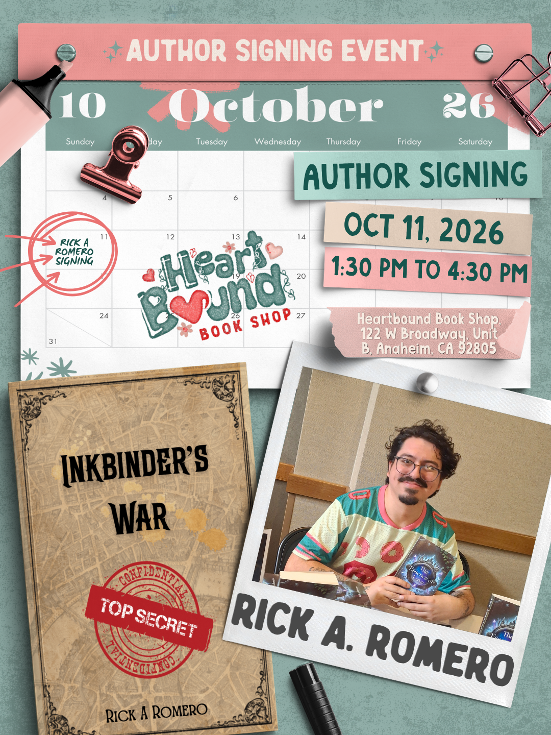 In-Store Signing: Rick A. Romero