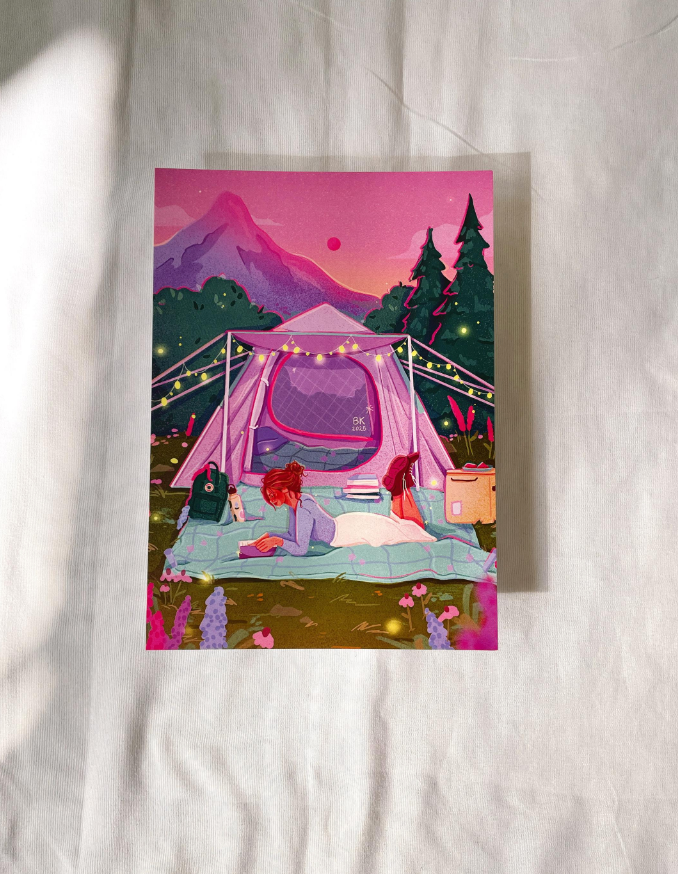 Wild and Reading Print