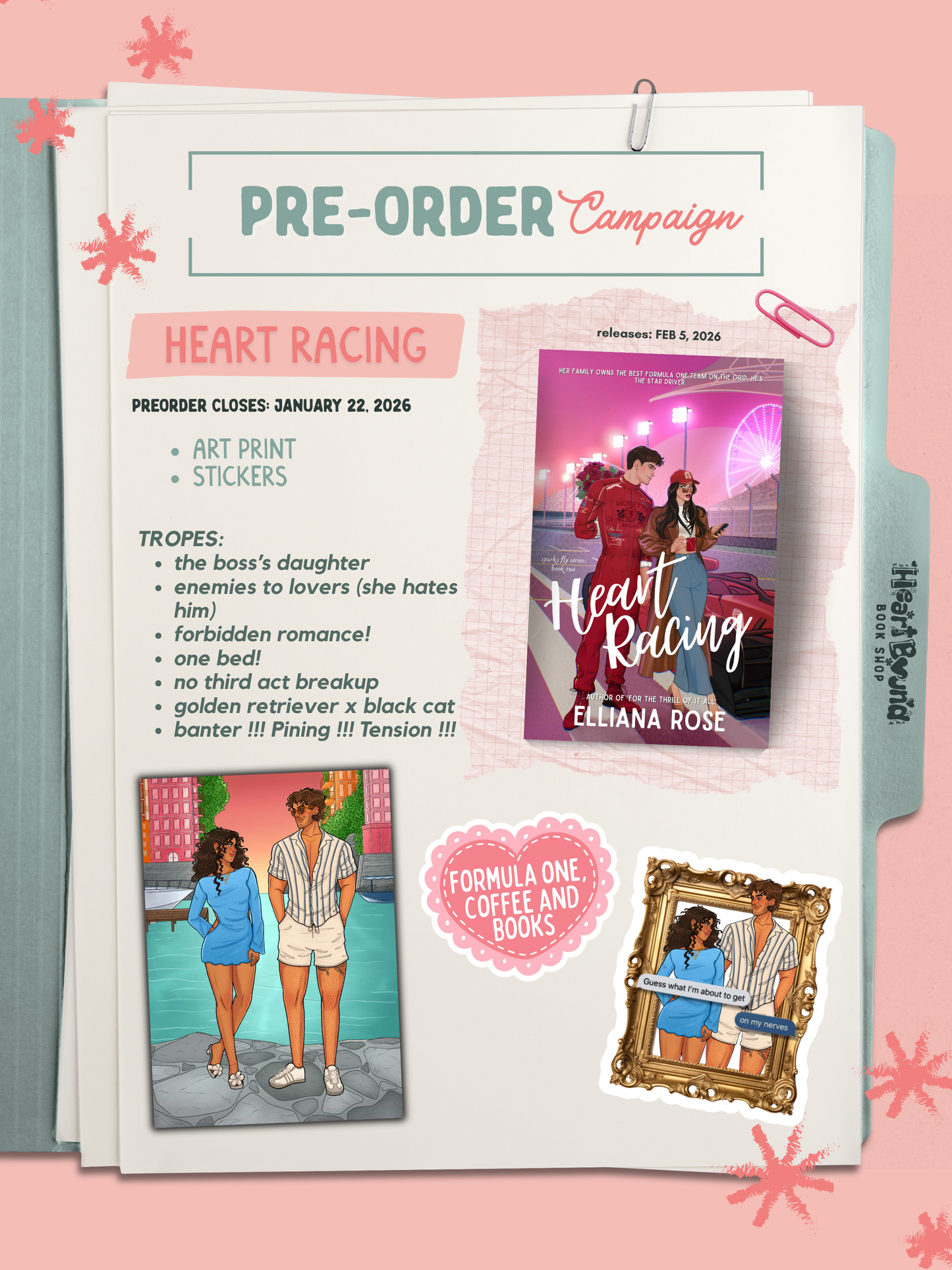 (PRE-ORDER) Heart Racing by Elliana Rose