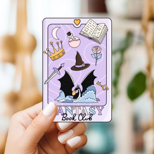 Fantasy Book Club Sticker