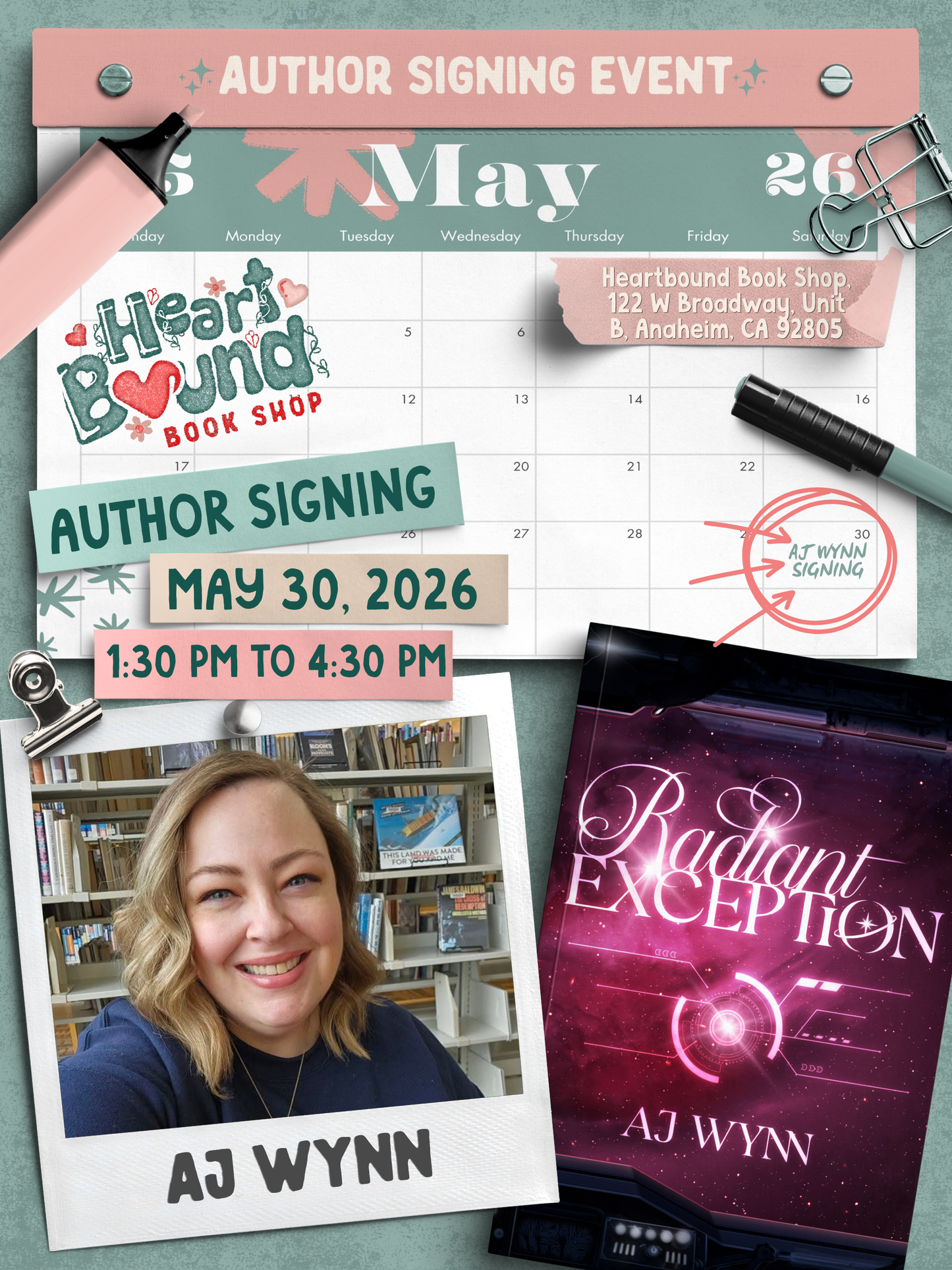 Author Signing: AJ Wynn