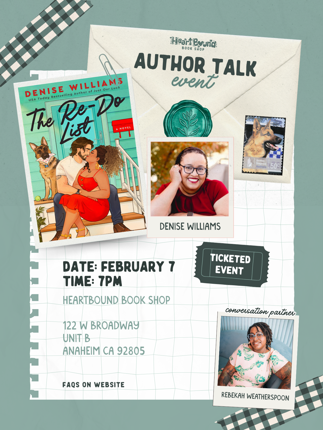 Author Talk & Signing: Denise Williams with Rebekah Weatherspoon