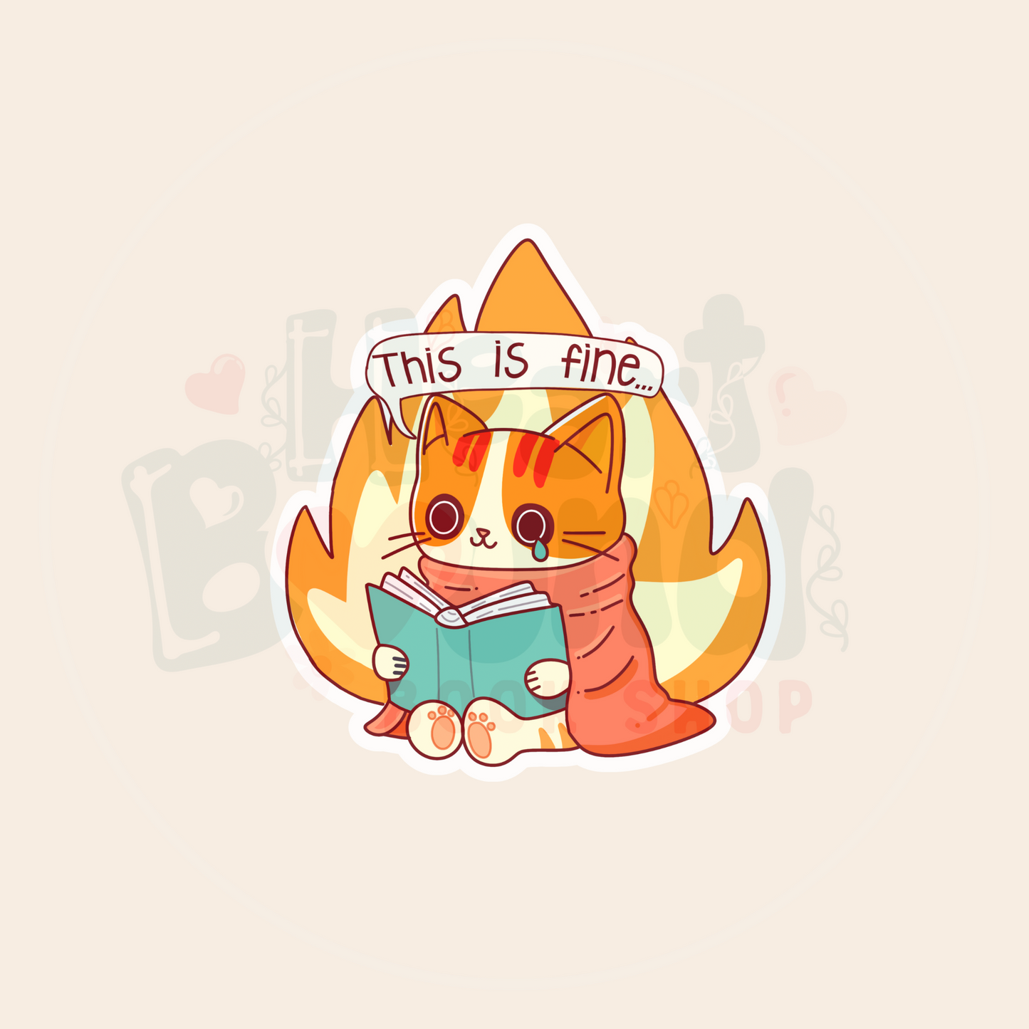This is Fine (Cat on Fire)