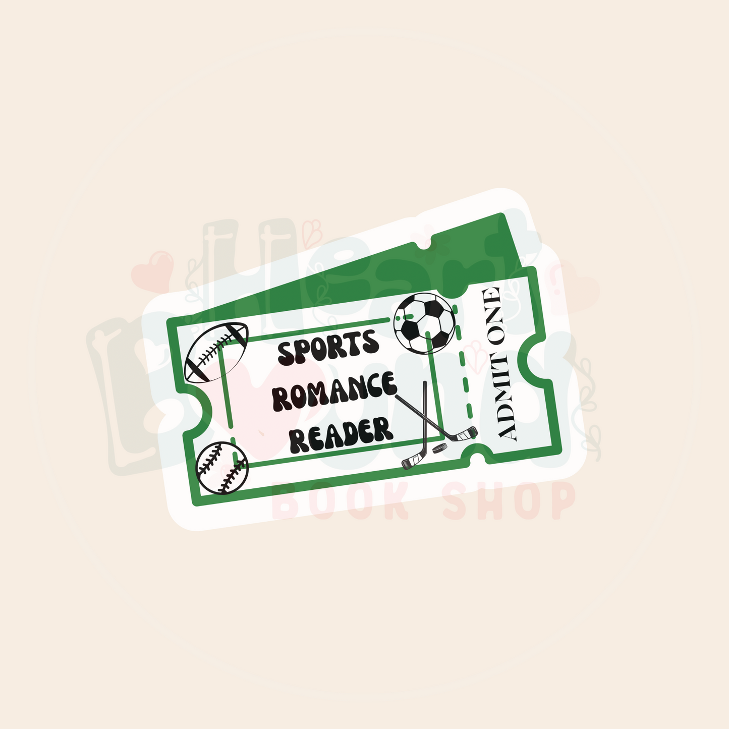 Sports Romance Reader Ticket
