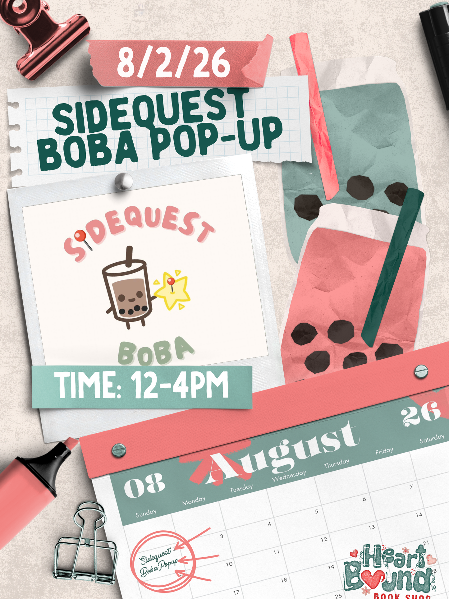 SideQuest Boba Pop-Up!