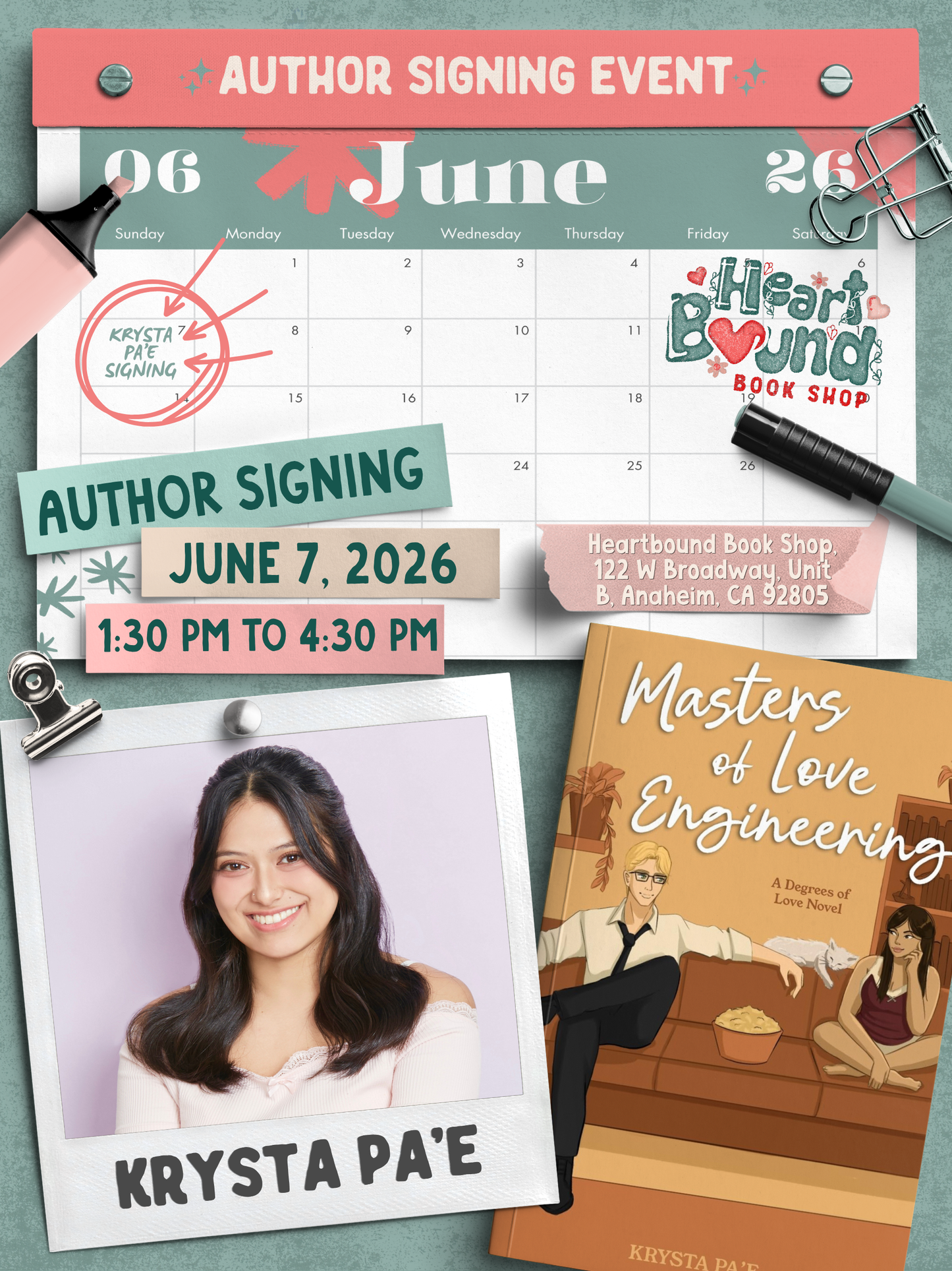 Author Signing: Krysta Pa'e