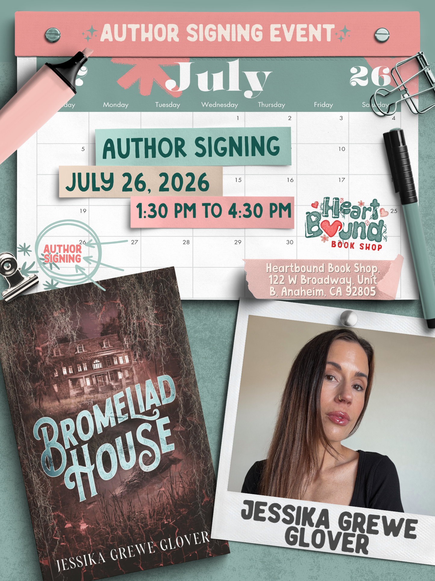 In-Store Signing: Jessika Grewe Glover