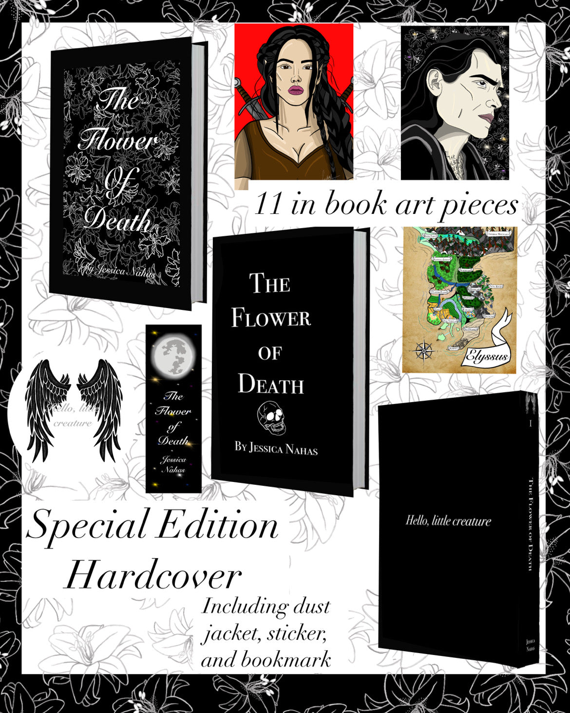 (PRE-ORDER) THE FLOWER OF DEATH (SPECIAL EDITION) by JESSICA NAHAS