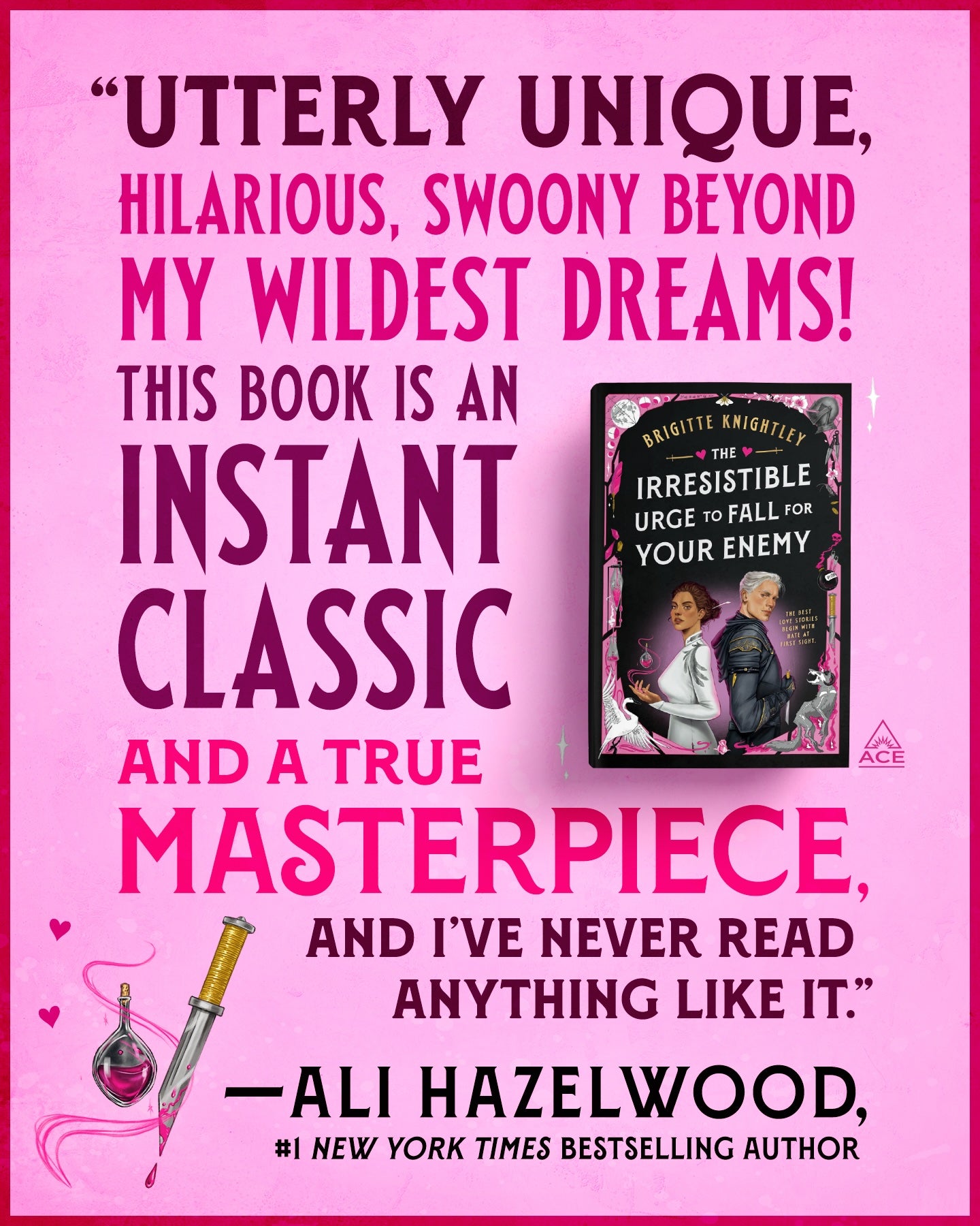 (PRE-ORDER) THE IRRESISTIBLE URGE TO FALL FOR YOUR ENEMY by BRIGITTE KNIGHTLEY