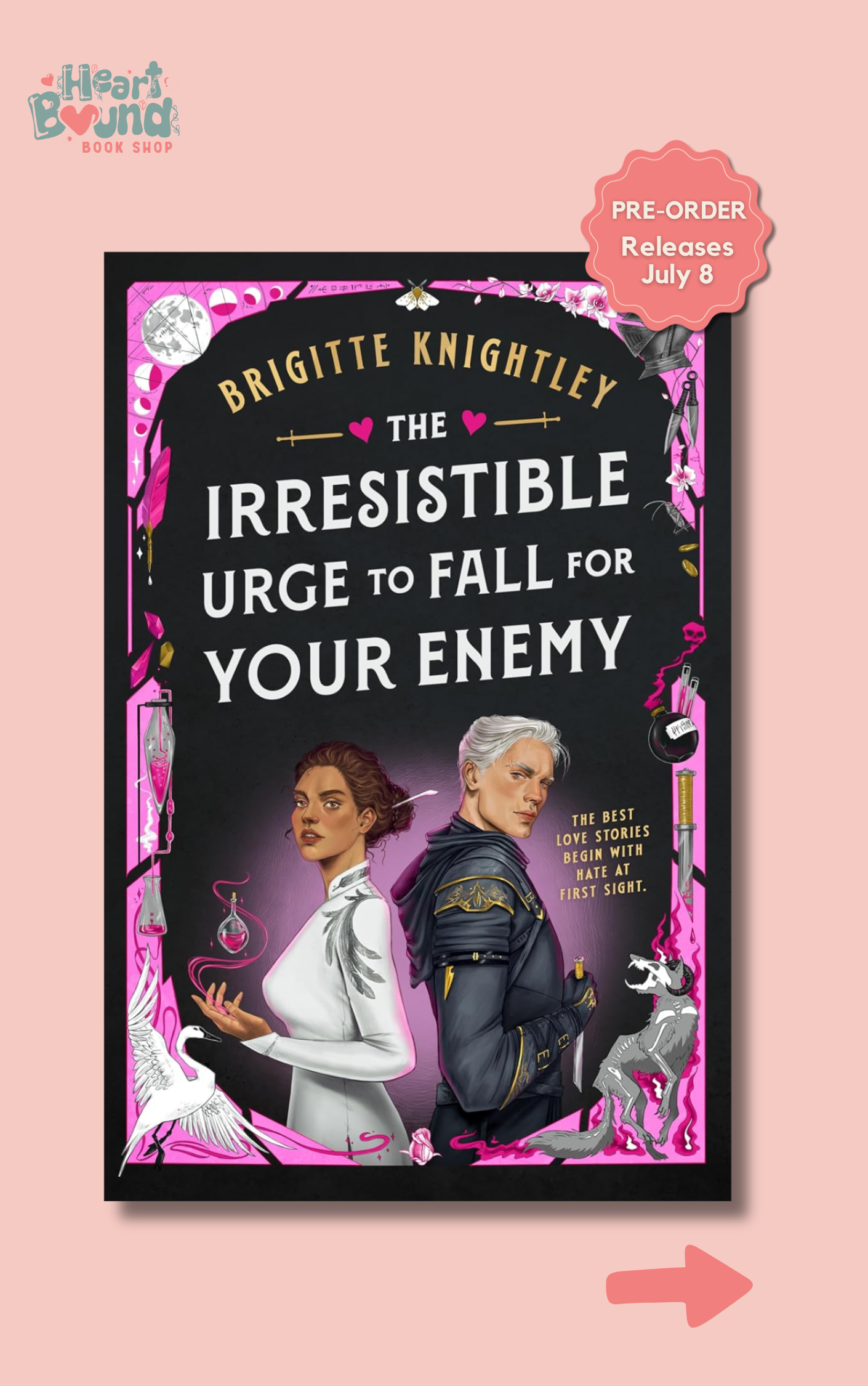 (PRE-ORDER) THE IRRESISTIBLE URGE TO FALL FOR YOUR ENEMY by BRIGITTE KNIGHTLEY