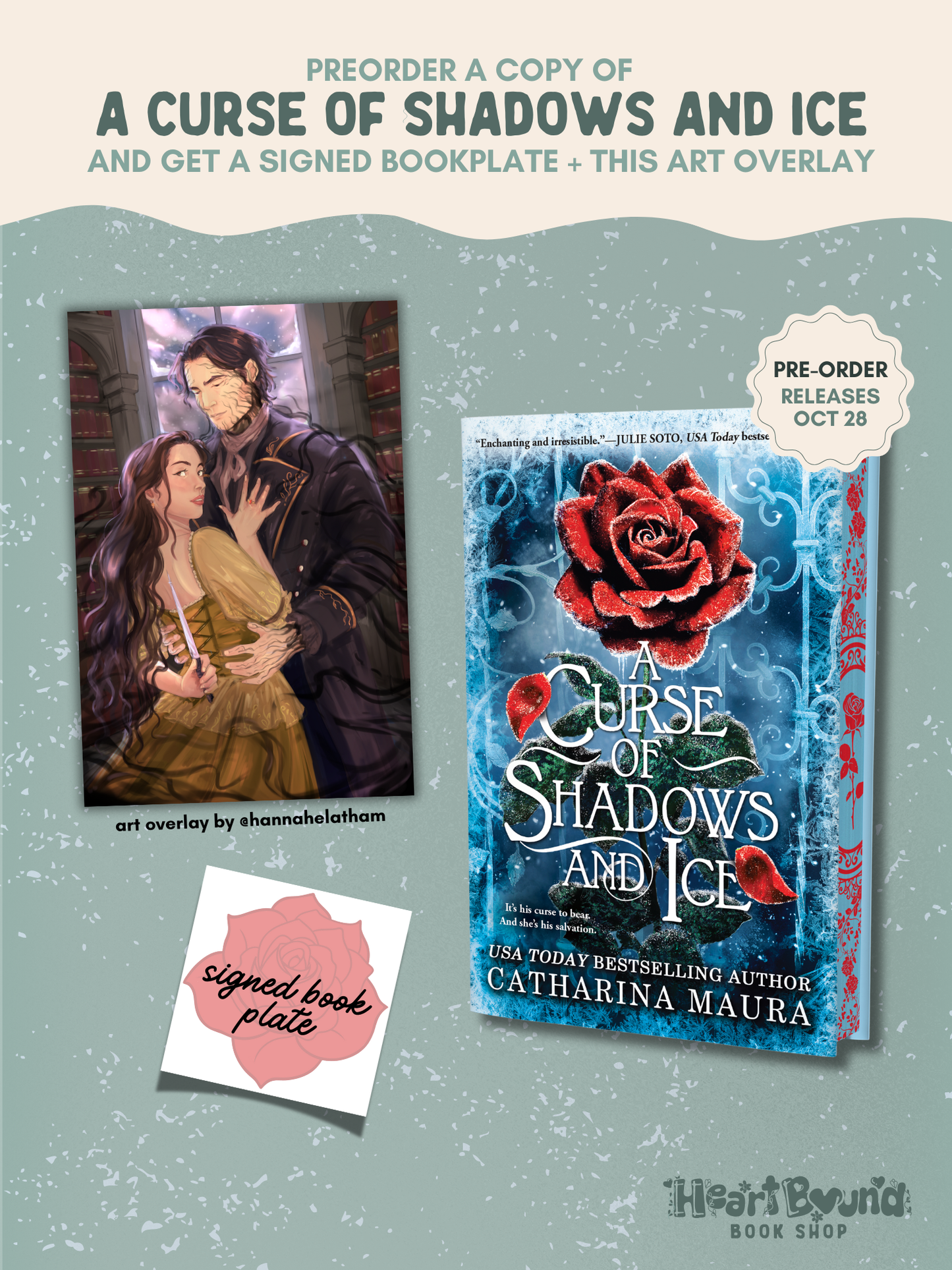 (PRE-ORDER) A Curse of Shadows and Ice by Catharina Maura