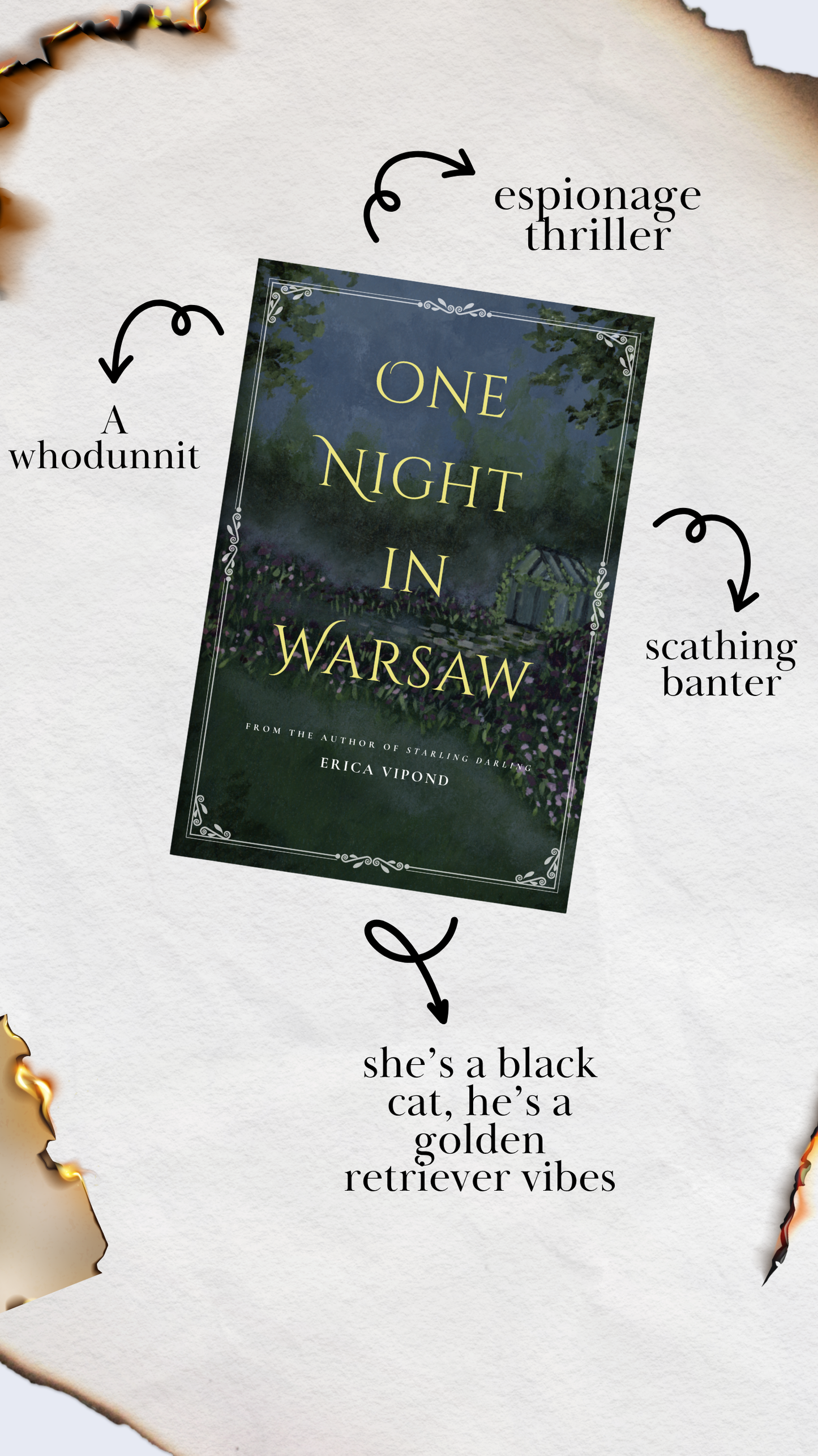 (PRE-ORDER) ONE NIGHT IN WARSAW by ERICA VIPOND