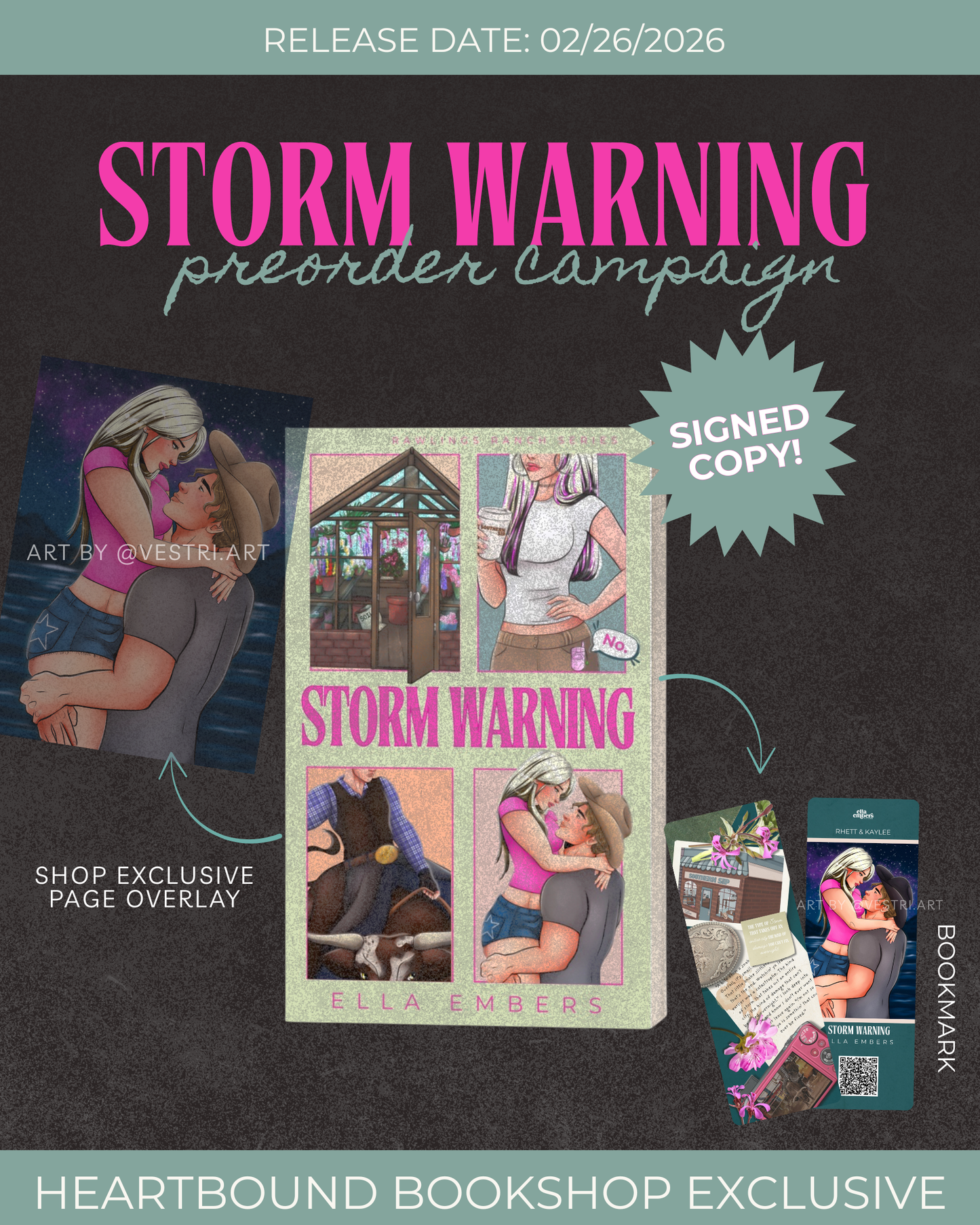 (PRE-ORDER) Storm Warning by Ella Embers