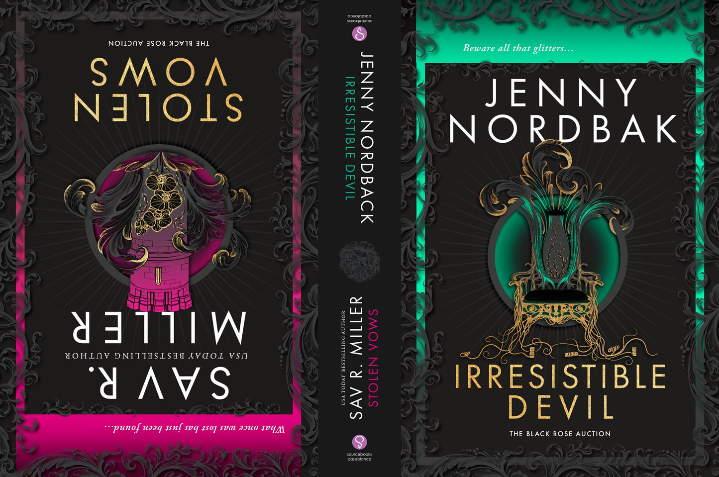 STOLEN VOWS & IRRESISTIBLE DEVIL by SAV R. MILLER & JENNY NORDBACK