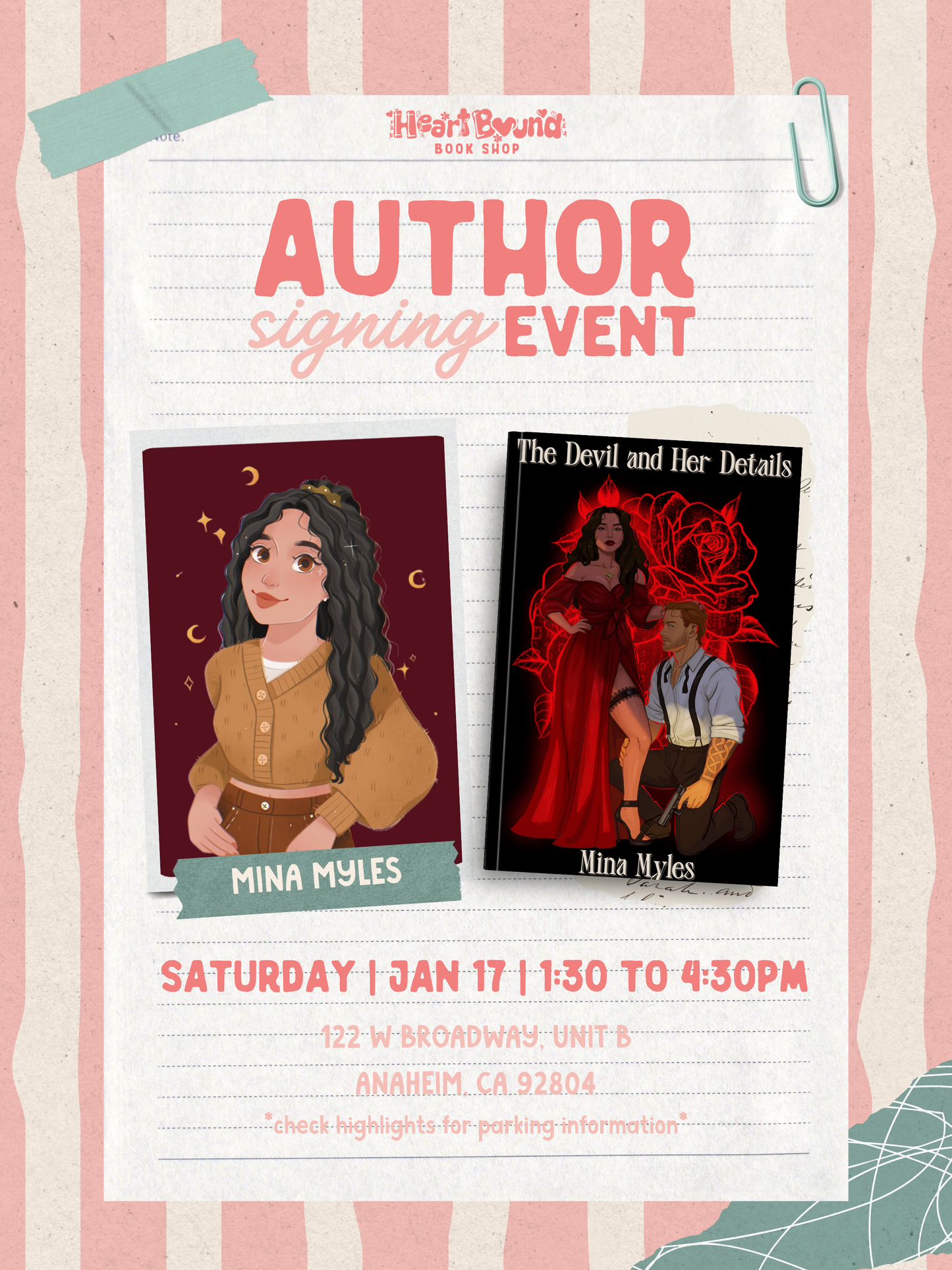 Author Signing: Mina Myles