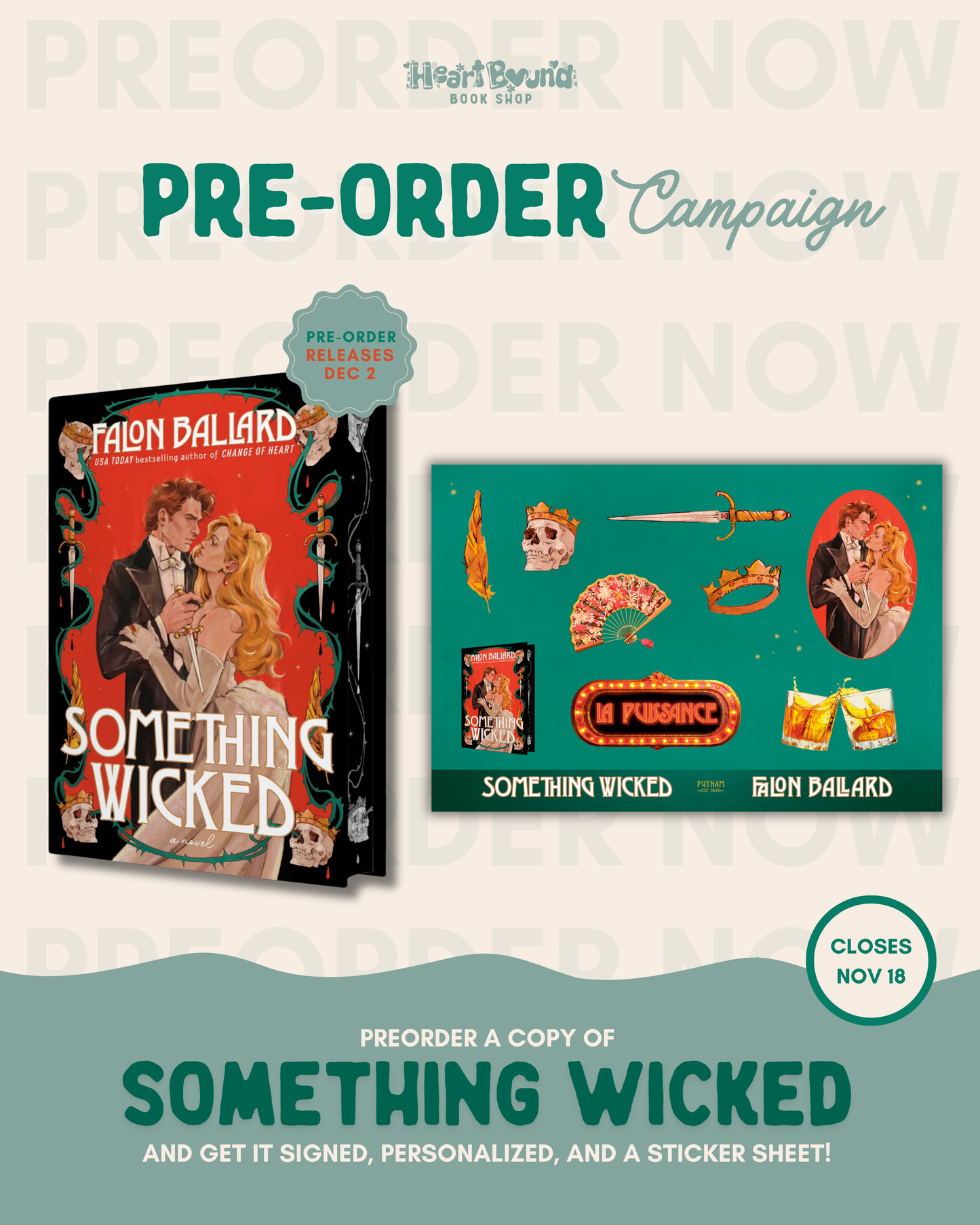 (PRE-ORDER) SOMETHING WICKED by FALON BALLARD
