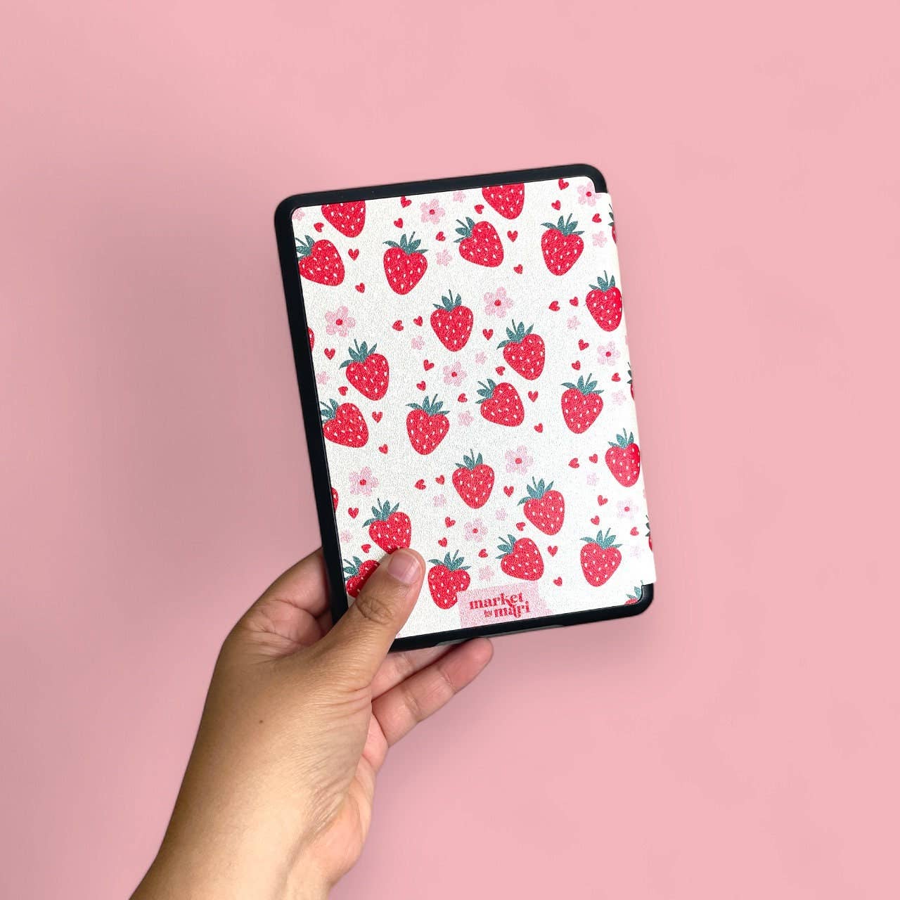 Strawberry Hearts Kindle Case