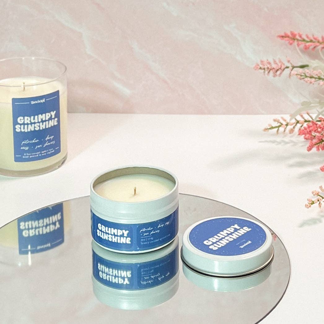 Grumpy Sunshine Candle - 4oz Book-Inspired Lux Coconut Wax