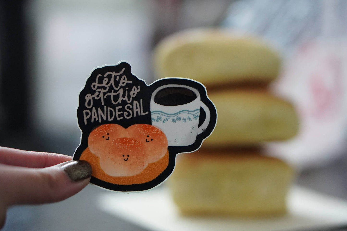 Let’s Get this Pandesal Bread Sticker