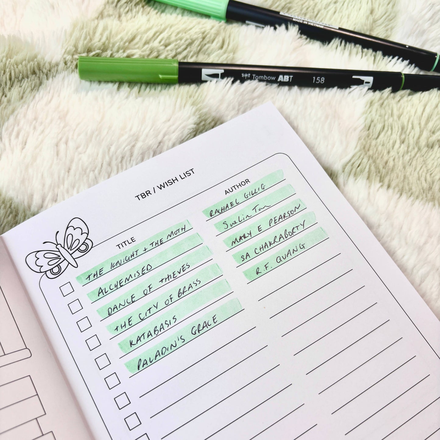 Reading Journal Fantasy Forest - 50 Page Book Review Notebook