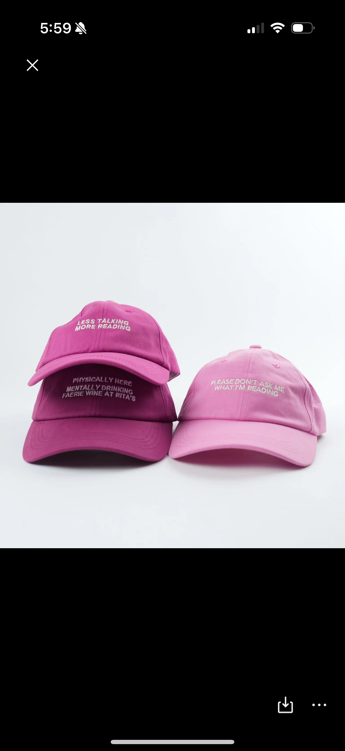 Please Don't Ask Me What I'm Readingš Bookish Baseball Hat