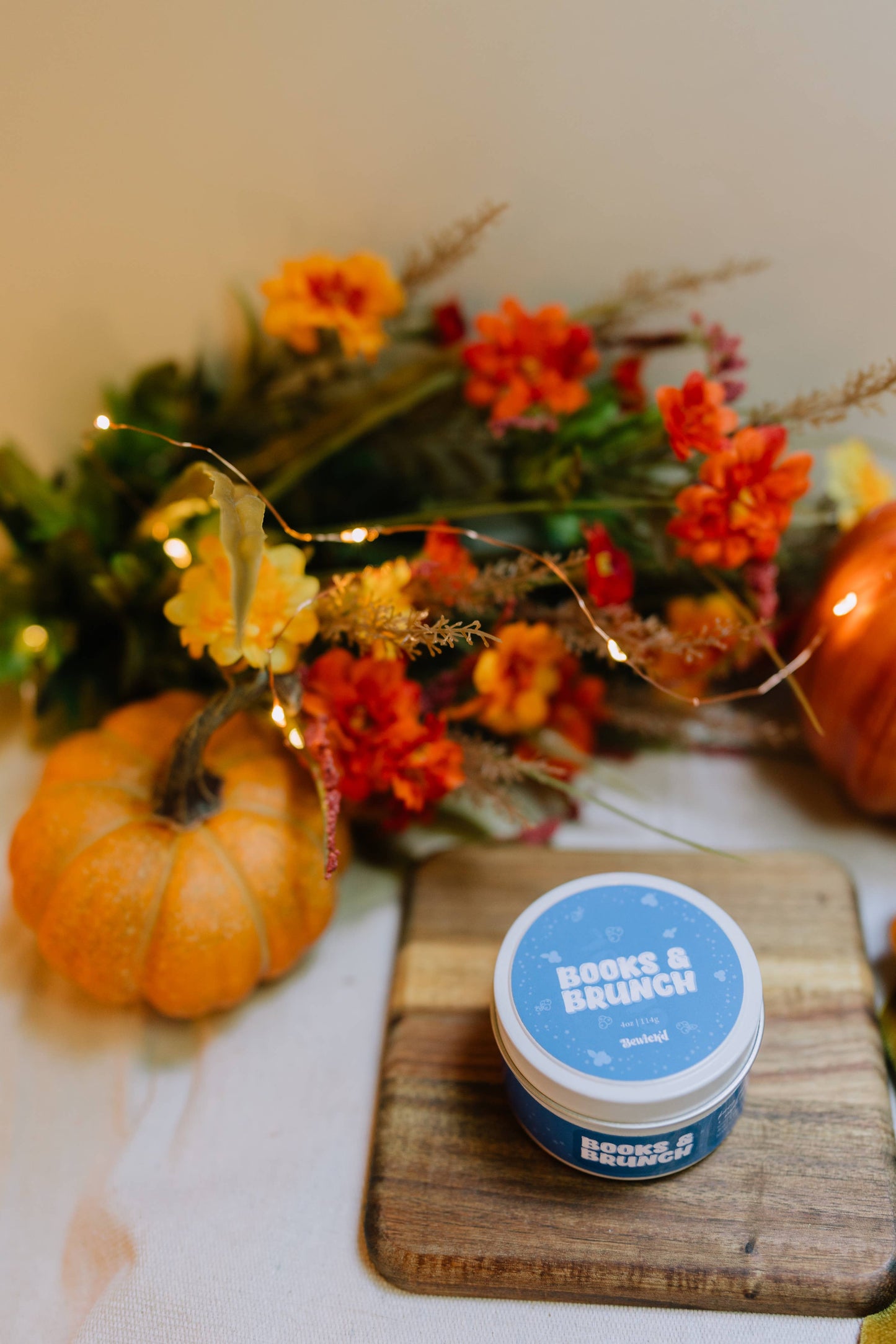 BOOKS & BRUNCH - 4oz Fall Candle