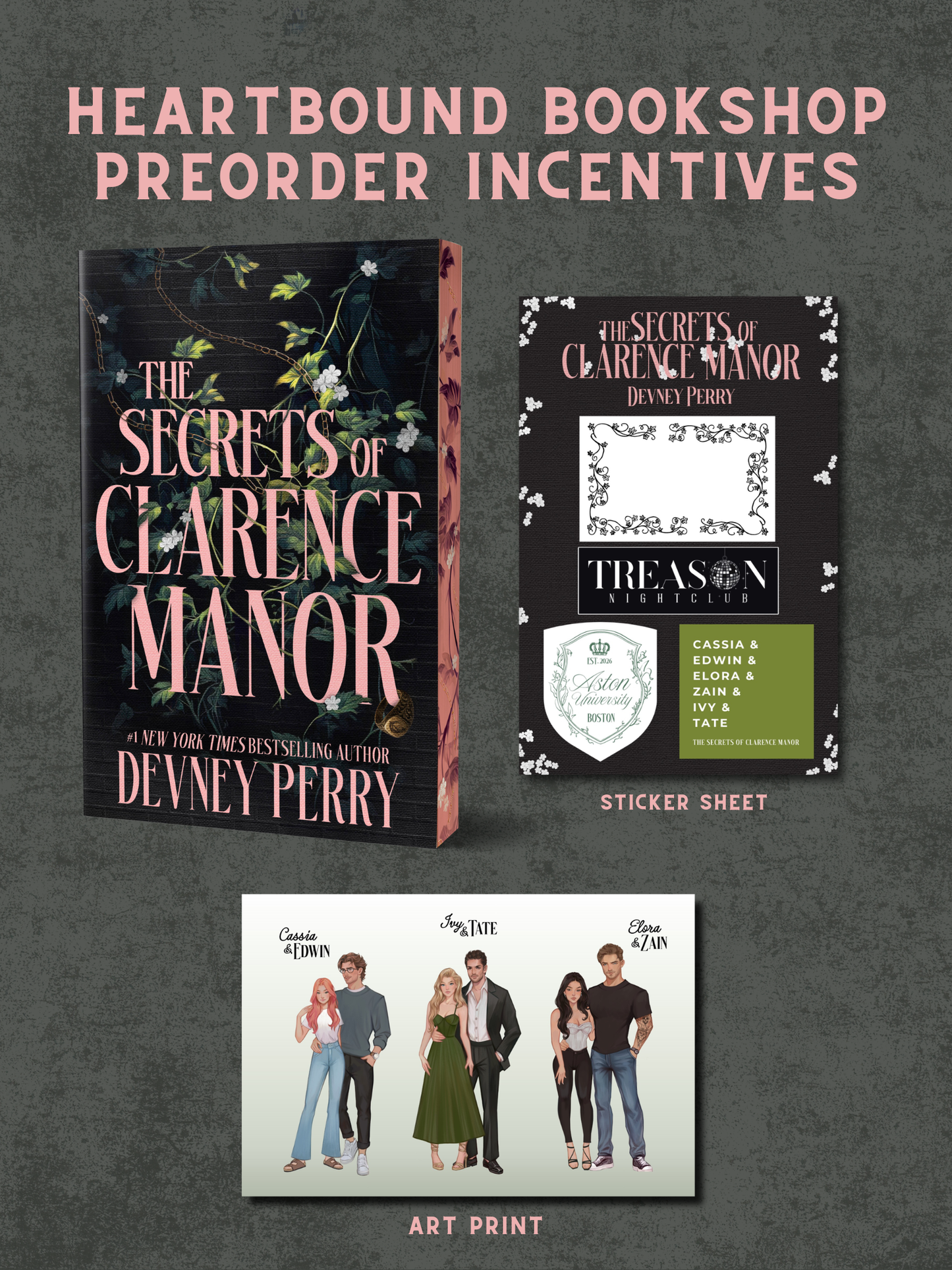 (PRE-ORDER) The Secrets of Clarence Manor by Devney Perry