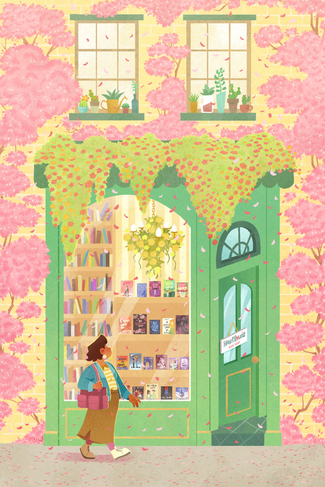 🌺 March Snail Mail: Bookshop Girl Spring