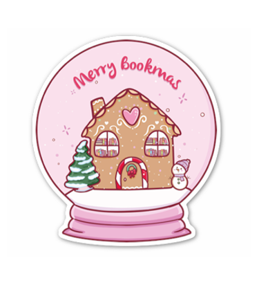 Merry Bookmas Snowglobe