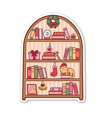 Christmas Bookshelf