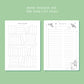 Whimsical Reading Journal – Literary 50 Book Review Notebook