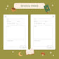 Reading Journal Fantasy Forest - 50 Page Book Review Notebook