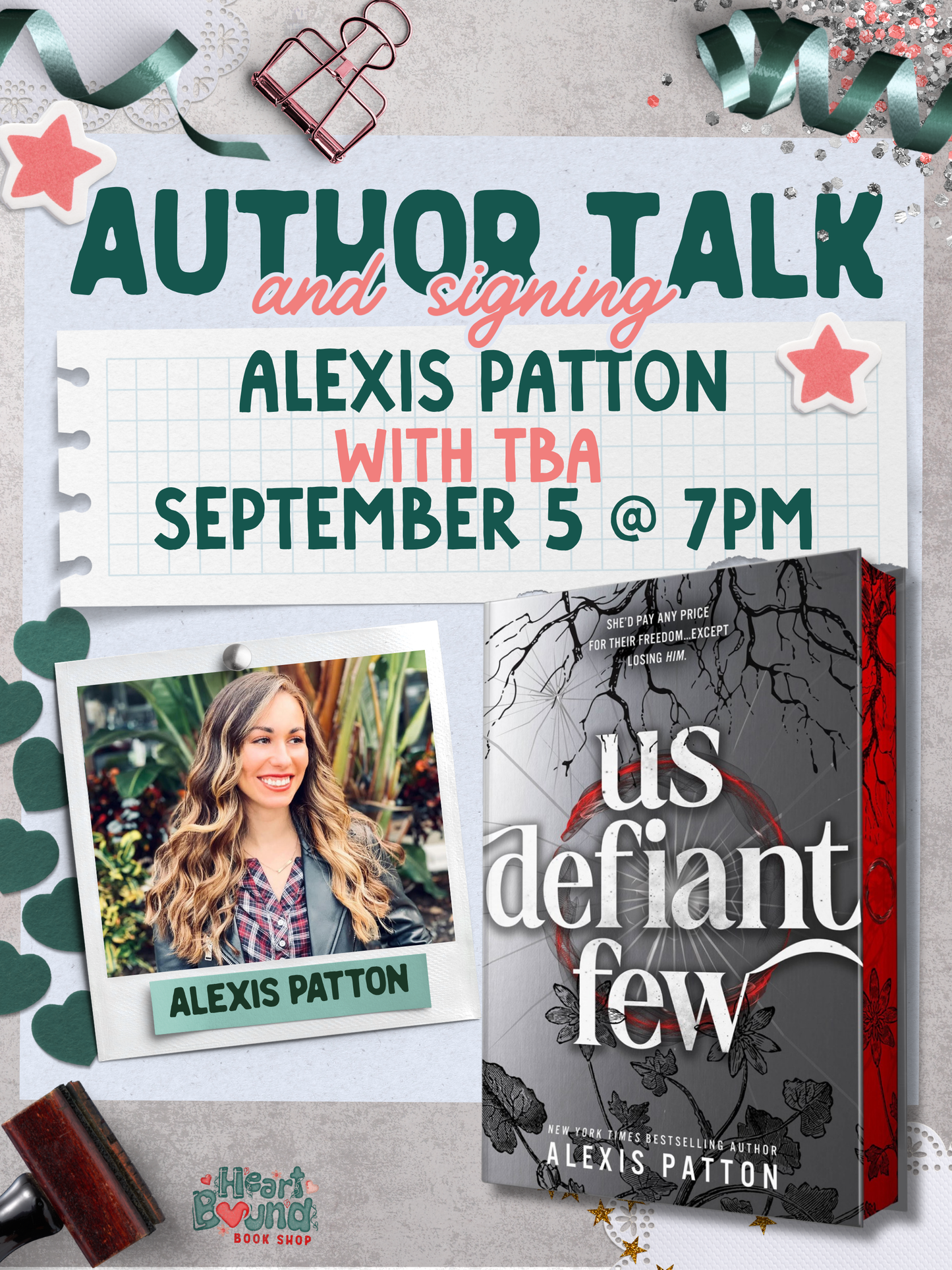 Author Talk and Signing: Alexis Patton