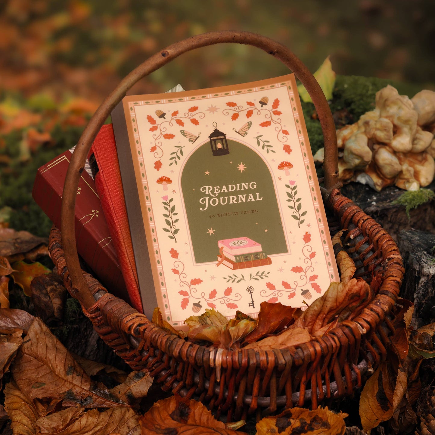 Cosy Season Reading Journal – 50 Book Review Notebook